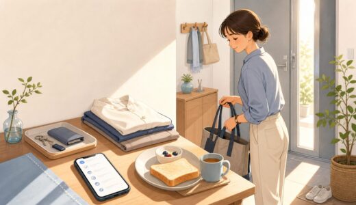 朝の支度を15分短縮する実践術｜迷いゼロで家を出る朝の整え方